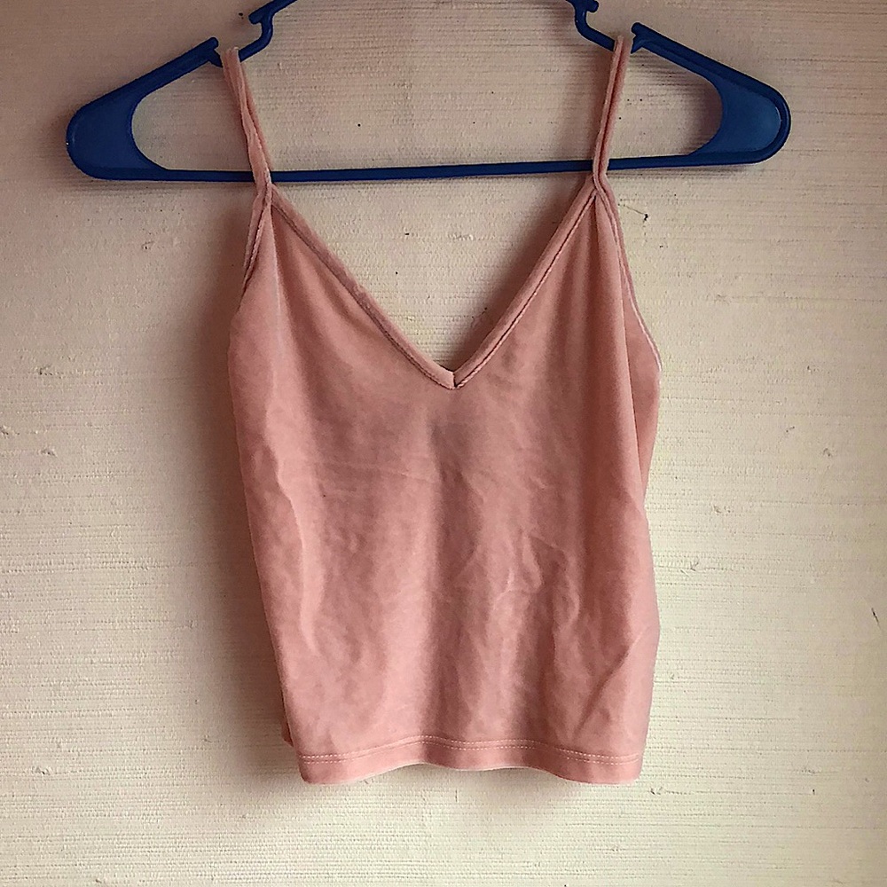Baby Pink Brandy Melville Crop Top